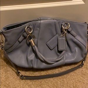 Coach Blue purse/ handbag